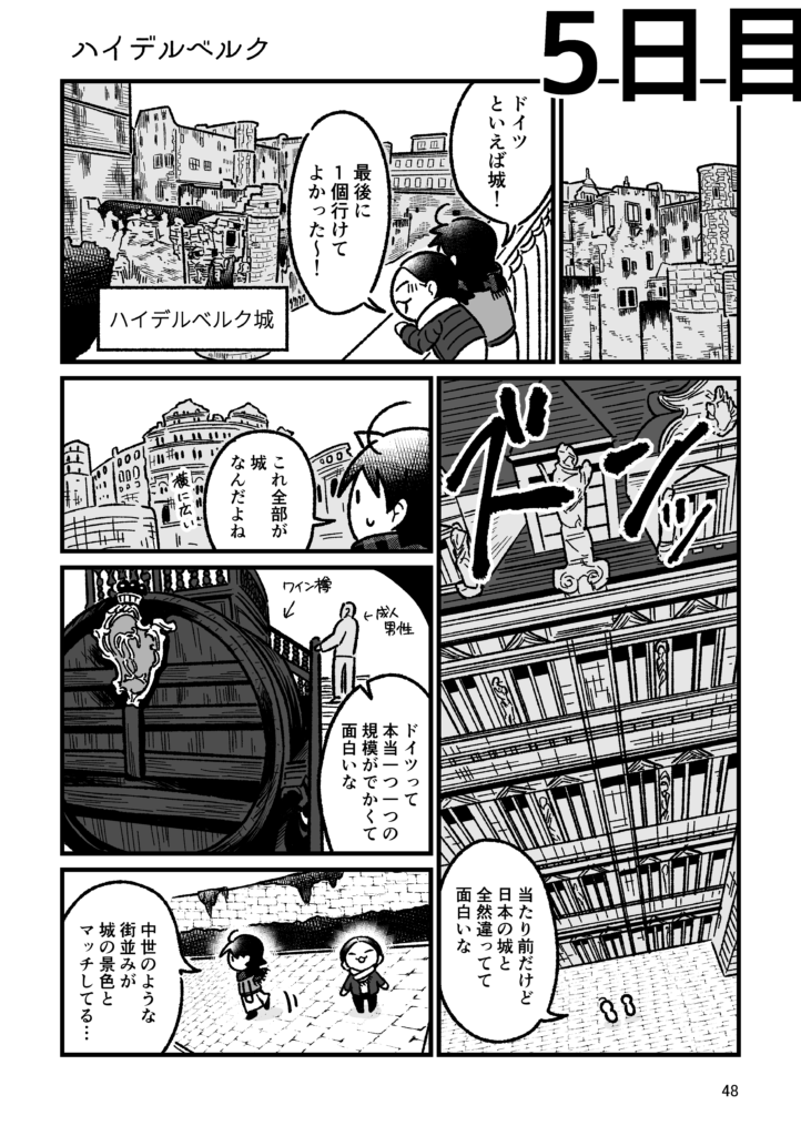 ドイツ旅行記 漫画冊子 作りました ナガラヨリ