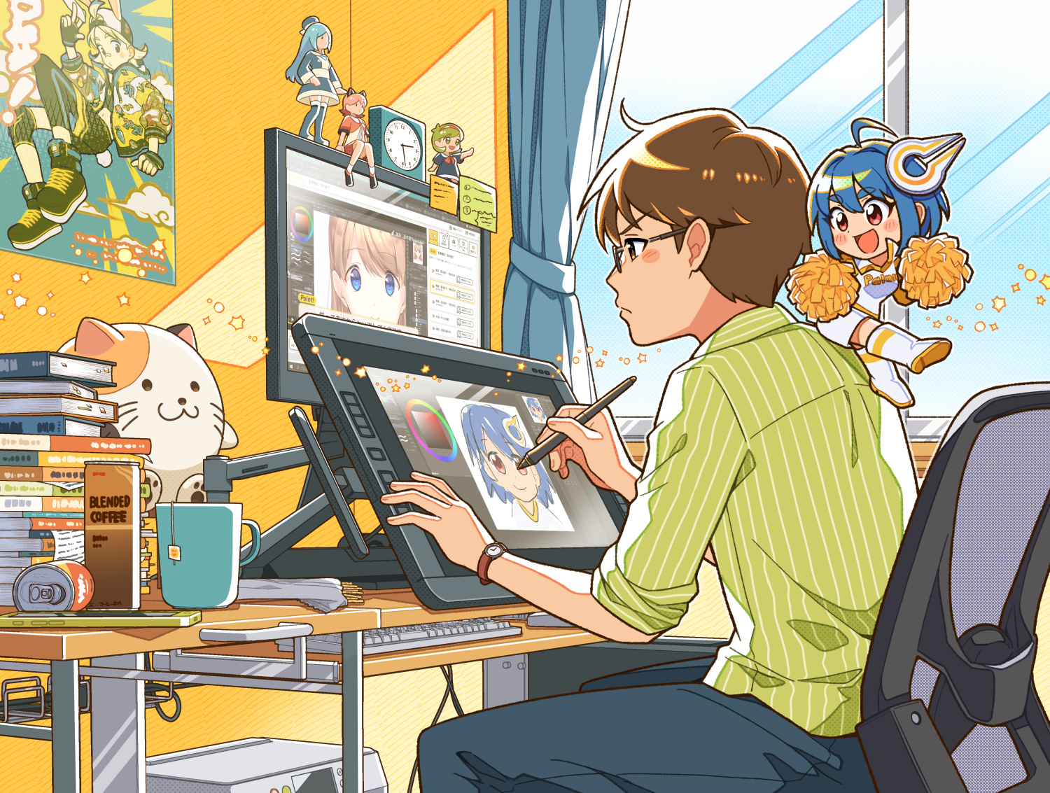 お仕事紹介】株式会社パルミー様 PRイラスト制作｜ナガラヨリ